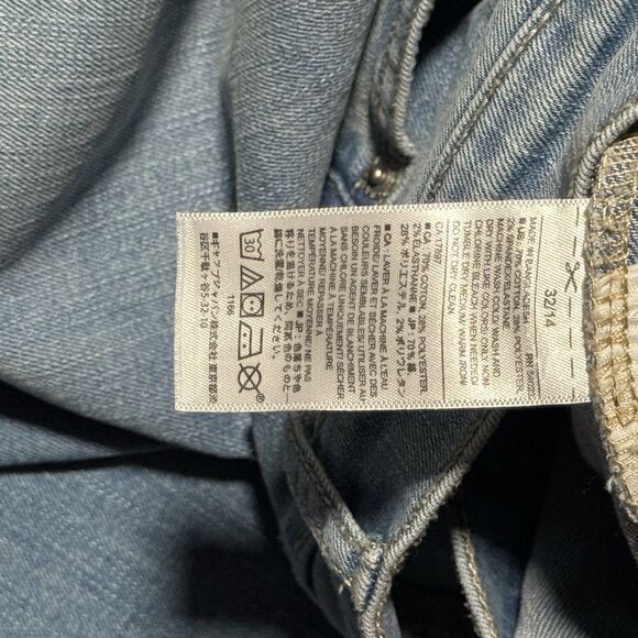 Banana Republic Women’s Straight Leg Jeans Size 14 / 32 Light Wash Mid-Rise - Picture 6 of 6